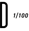 D 1/100